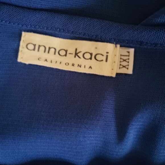 Elegant Midnight Blue Sequin Top - Picture 2 of 8